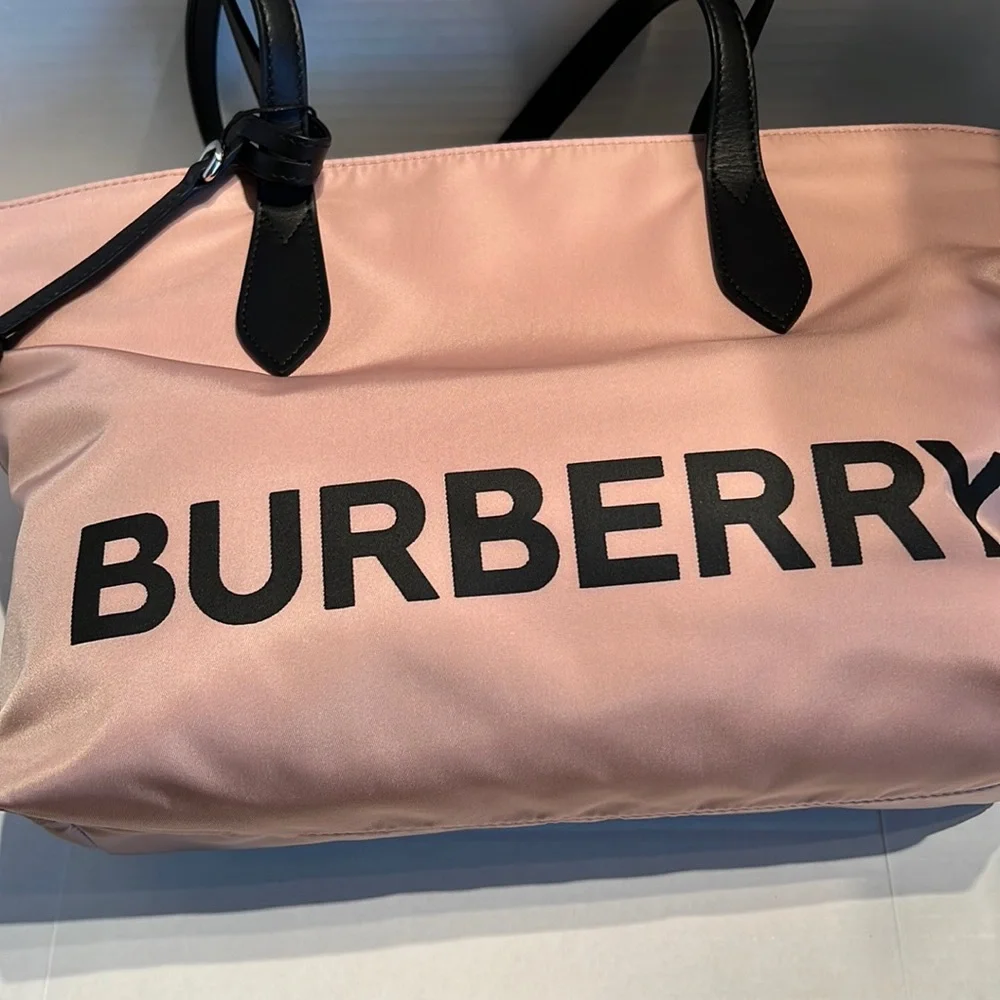 - BURBERRY Nylon Logo Small Ardwell Tote - Picture 7 of 10